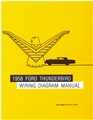1958 Ford Thunderbird Wiring Diagram Manual Reprint