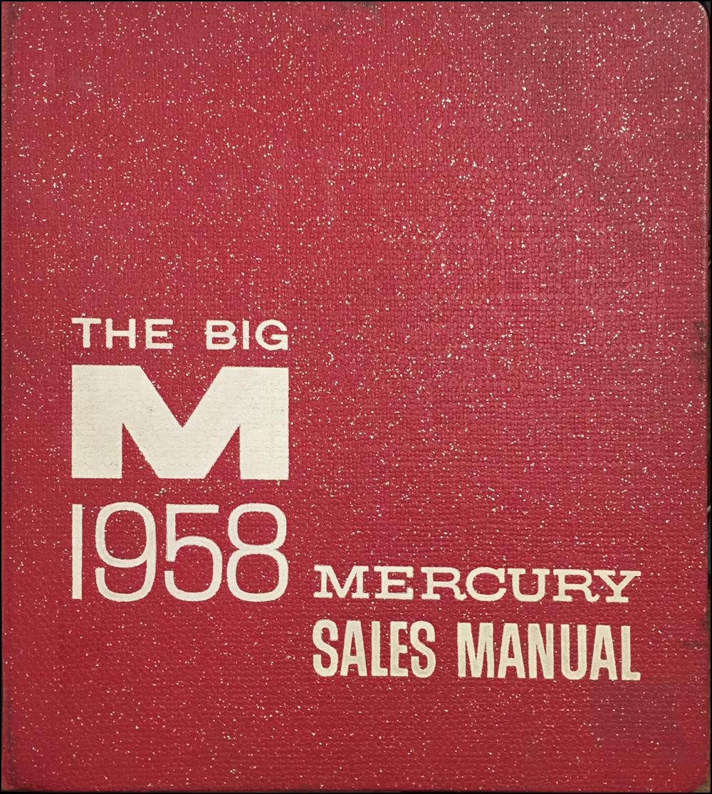 1958 Mercury Data Book Sales Album Original
