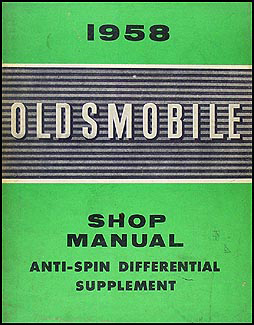 1958 Oldsmobile Anti-Spin Differential Original Supplement