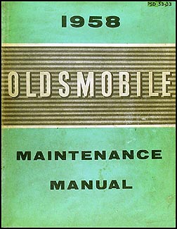 1958 Oldsmobile CANADIAN Repair Manual Original 