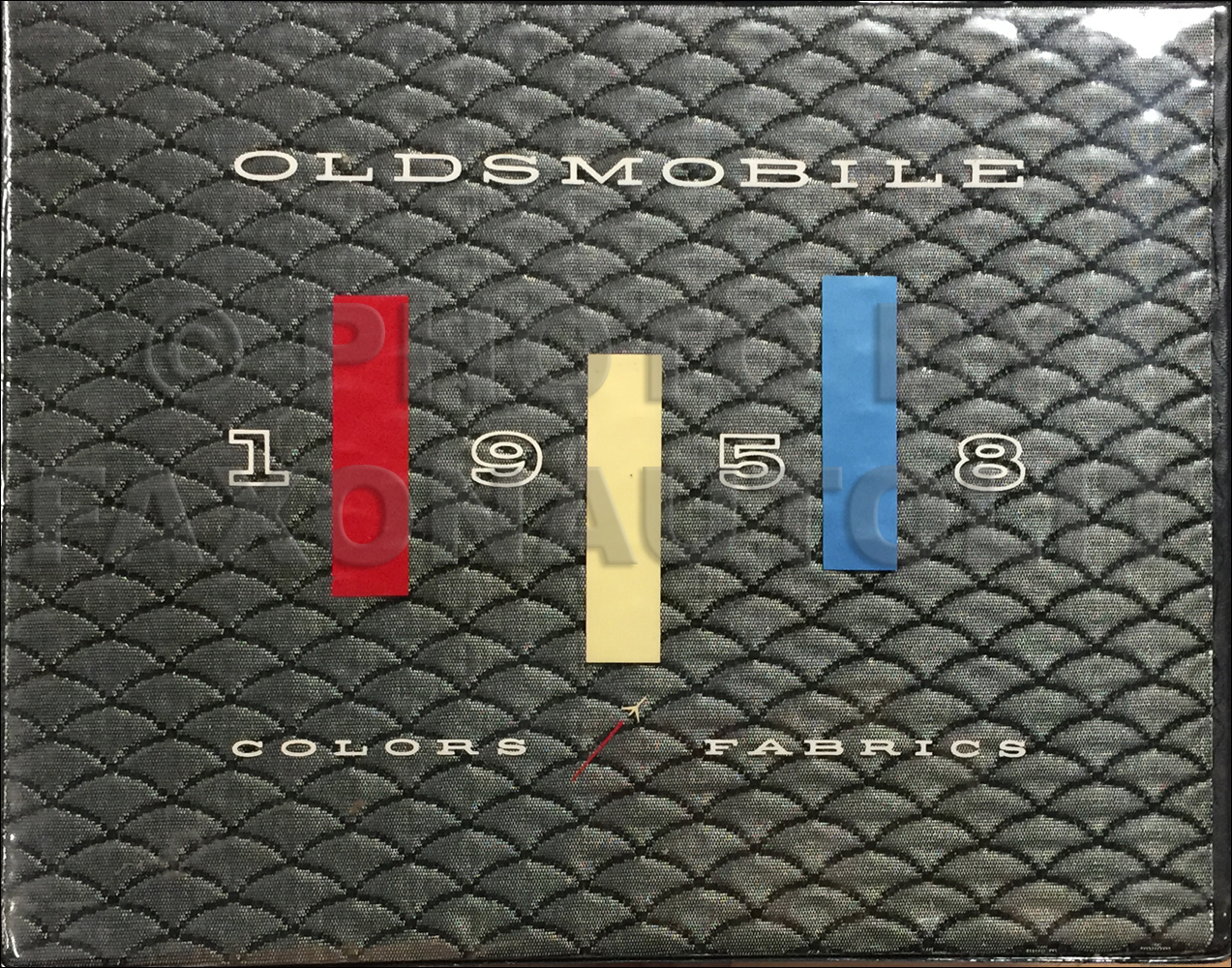 1958 Oldsmobile Color & Upholstery Dealer Album Original