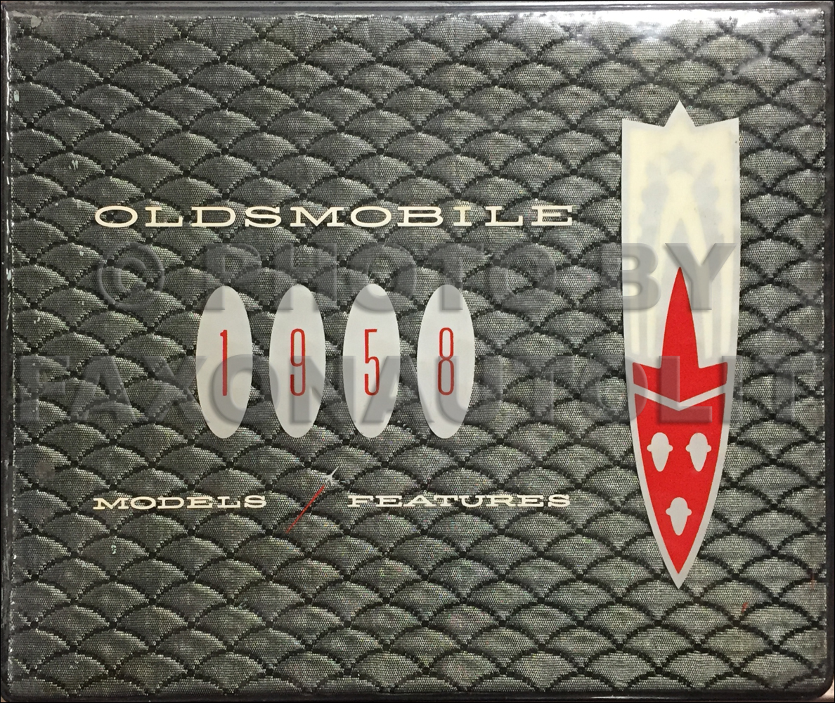 1958 Oldsmobile Data Dealer Album Original
