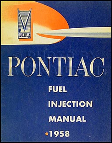 1958 Pontiac Bonneville Fuel Injection Manual Original