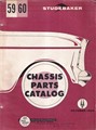 1959-1960 Studebaker Car Mechanical Parts Book Original