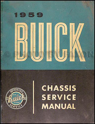 1959 Buick Shop Manual Original--LeSabre, Invicta, & Electra