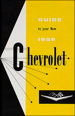 1959 Chevrolet Reprint Owner Manual Impala El Camino Biscayne Bel Air