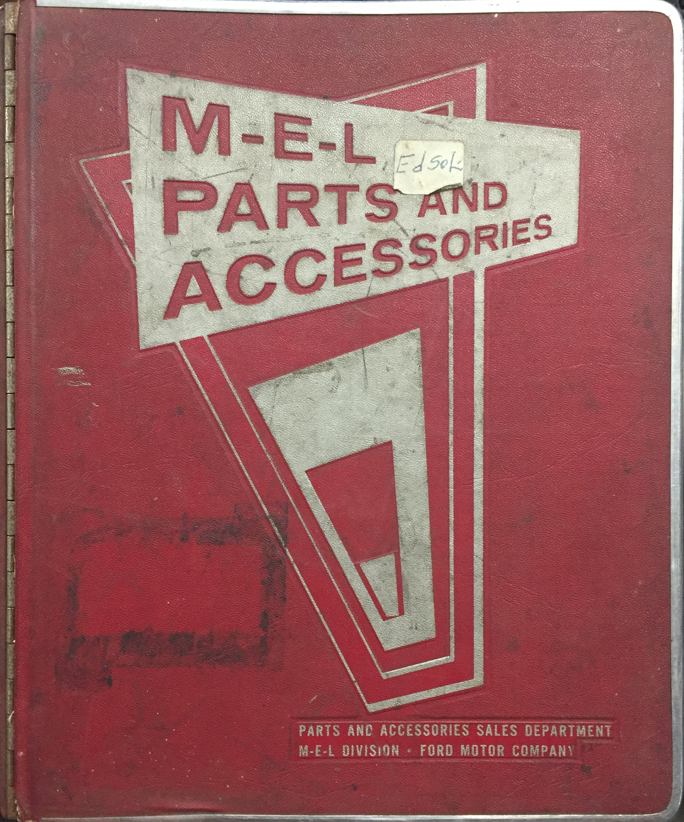 1959 Edsel Parts Book Original