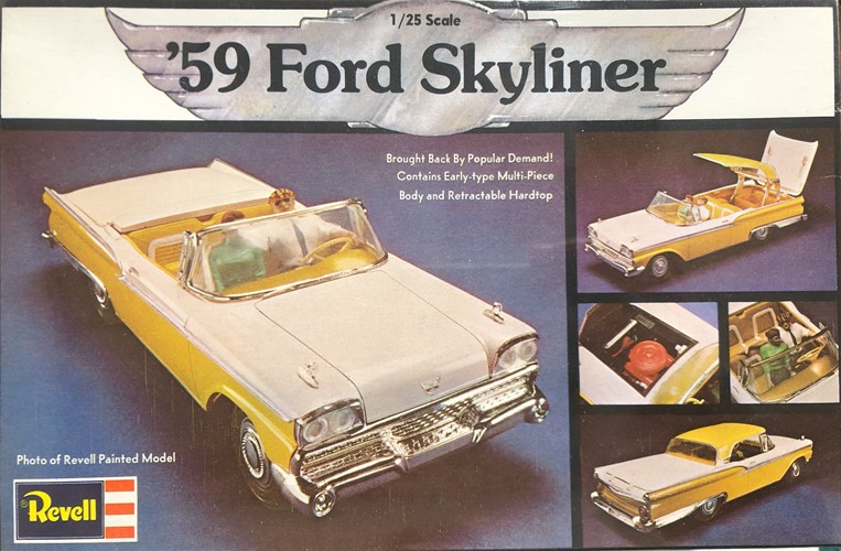 1959 Ford Skyliner Revell 1/25 Scale Model Kit