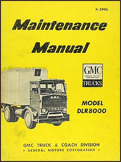 1959 GMC Heavy Duty Short Nose Shop Manual Original DLR 8000