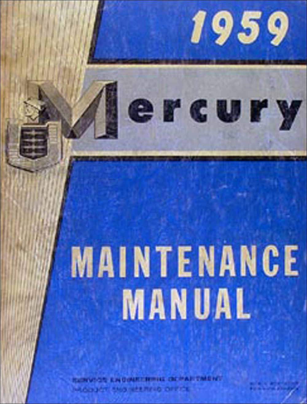 1959 Mercury Original Repair Manual