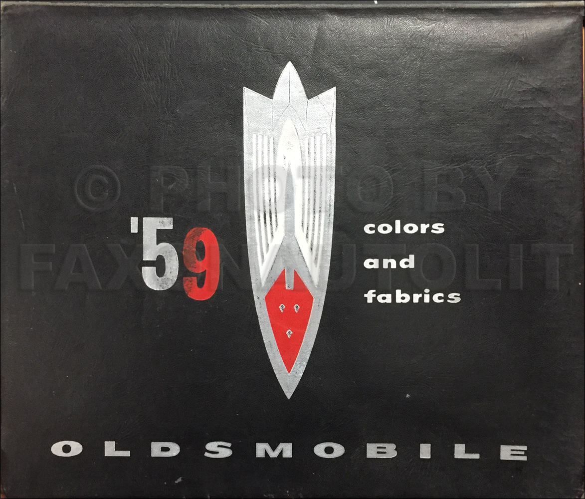 1959 Oldsmobile Color & Upholstery Dealer Album Original