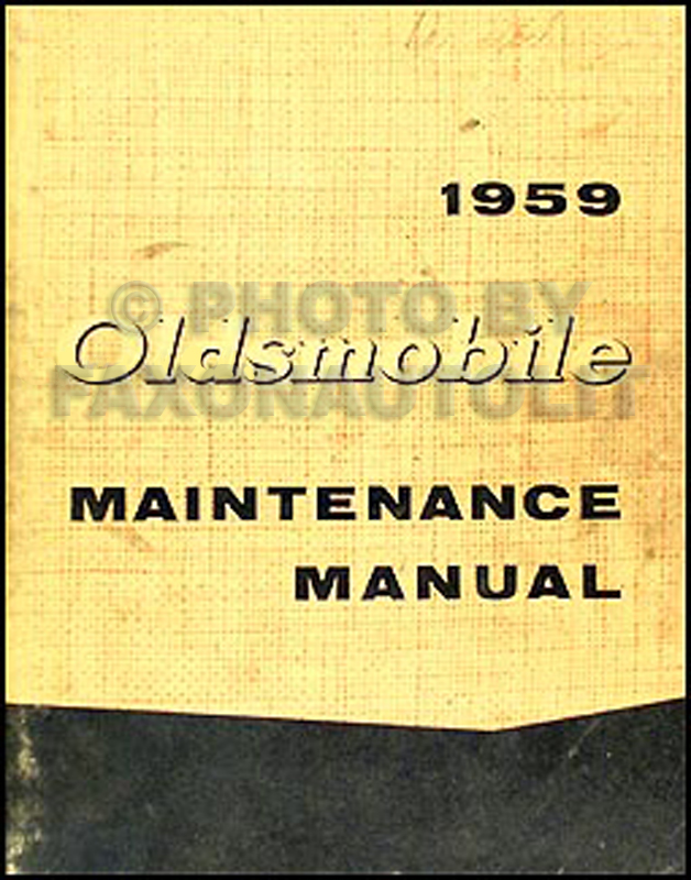 1959 Oldsmobile 88 & 98 Repair Manual Original