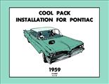 1958 Pontiac Air Conditioning Repair Manual Original