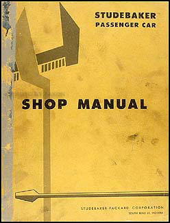1959 Studebaker Repair Shop Manual Original -- All Car Lines
