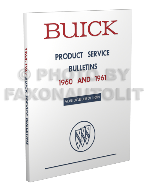 1960-1961 Buick Original Service Bulletins shop manual revisions 