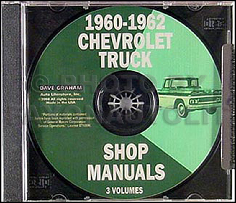 1960-1962 Chevrolet Pickup and Truck CD Shop Manual