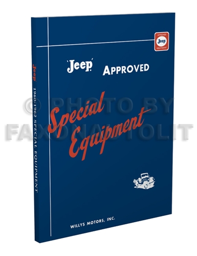 1960-1962 Jeep Special Equipment Catalog Reprint