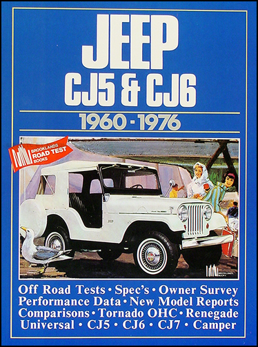 Book of 26 magazine articles on 1960-1976 Jeep CJ5 & CJ6