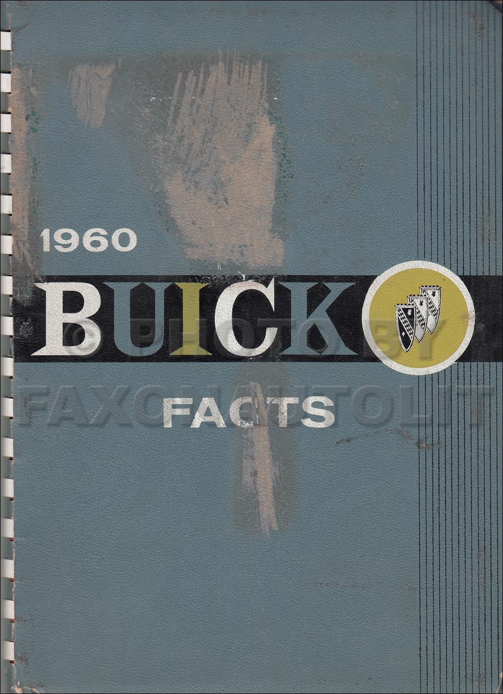 1960 Buick Features Facts Book Canadian Original