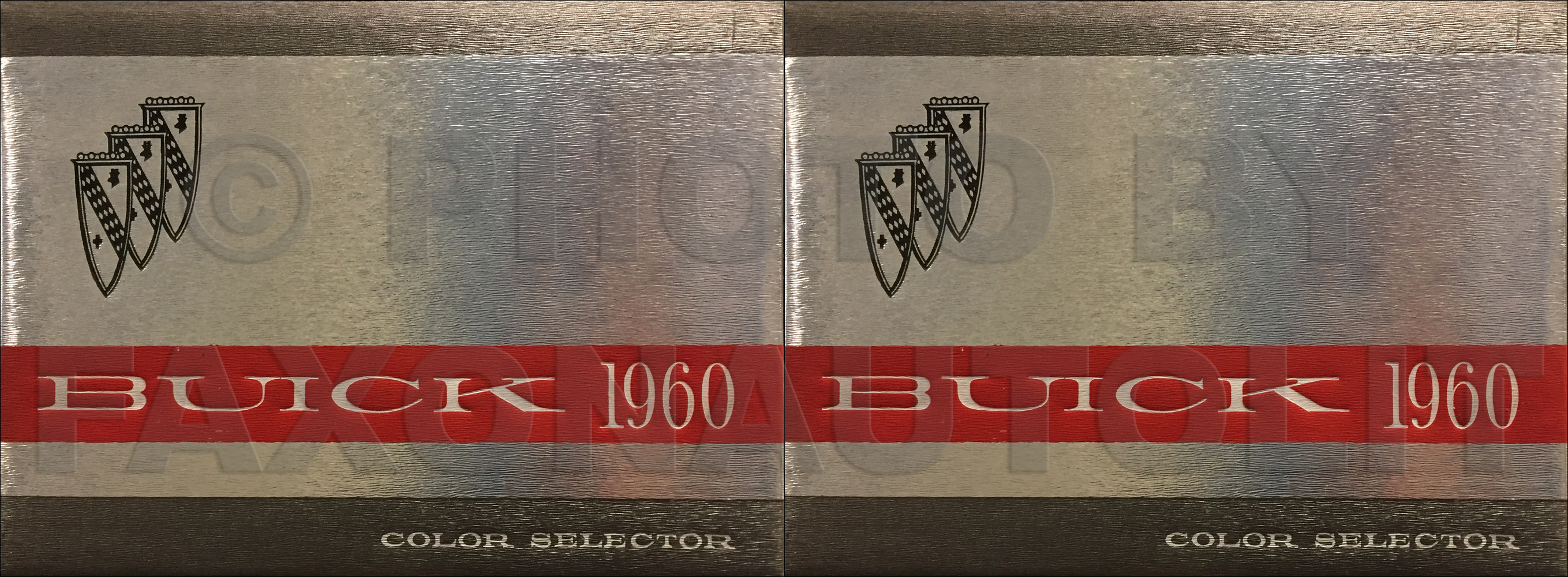 1960 Buick Color & Upholstery Dealer Album SET Original