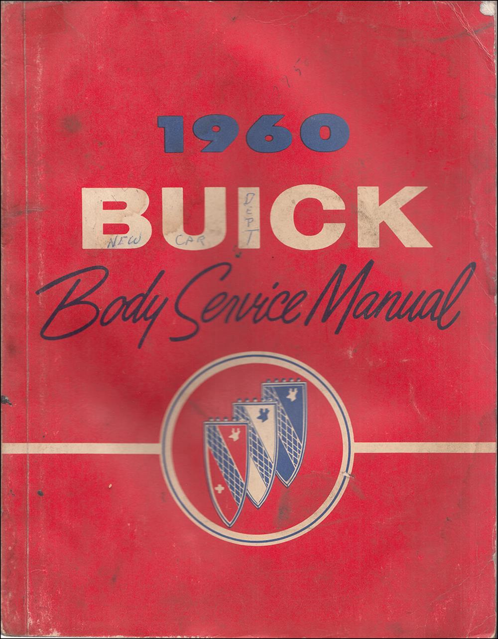 1960 Buick Body Manual Original - LaSabre, Invicta, Electra
