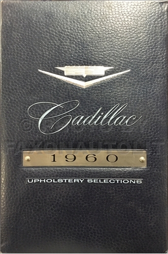 1960 Cadillac Dealer Upholstery Album Large Size