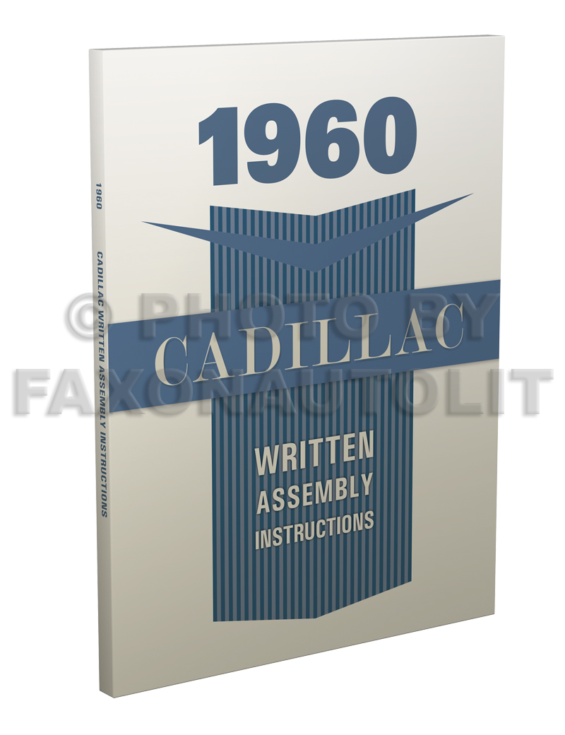 1960 Cadillac Written Assembly Manual Reprint