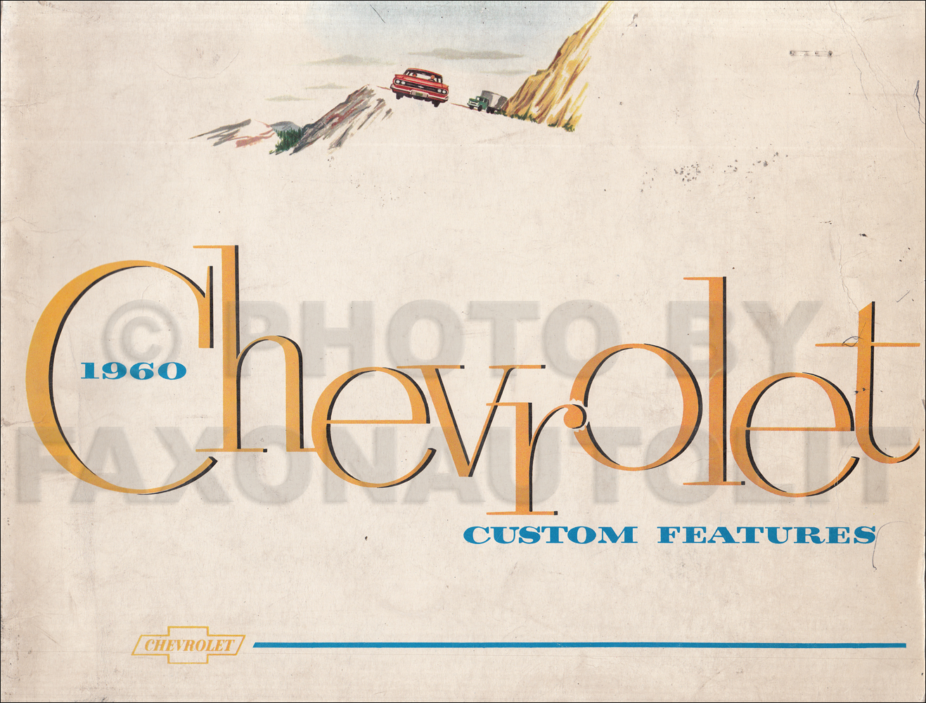 1960 Chevrolet Custom Feature Accessories Dealer Album Original
