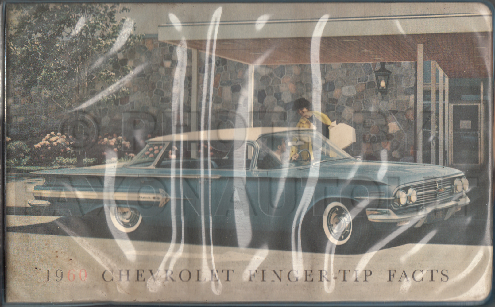 1960 Chevrolet Car Finger Tip Facts Book Dealer Album Original