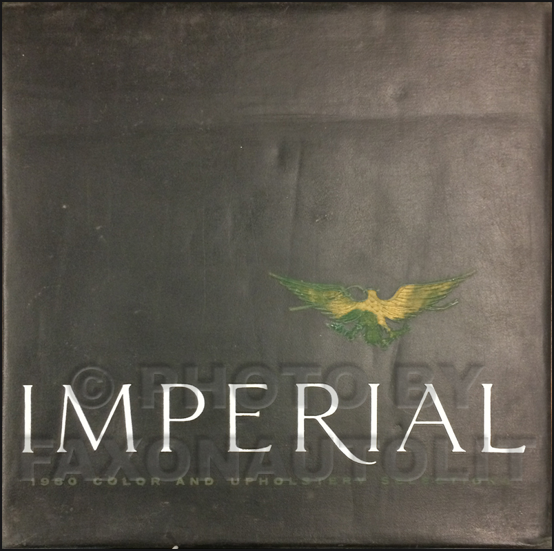 1960 Imperial Color & Upholstery Dealer Album Original