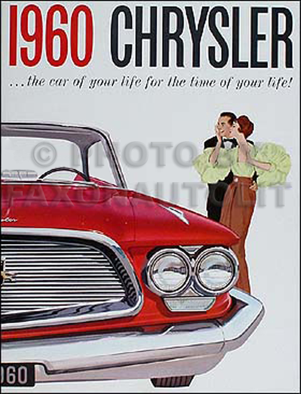 1960 Chrysler Original Sales Catalog Windsor/Saratoga/New Yorker