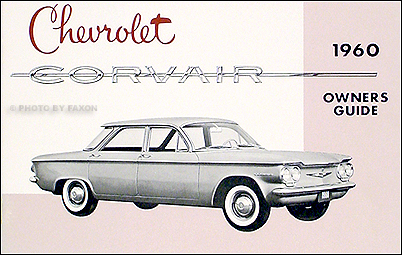 1960 Chevrolet Corvair Owner's Manual Reprint