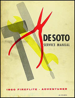 1960 De Soto Shop Manual Original 