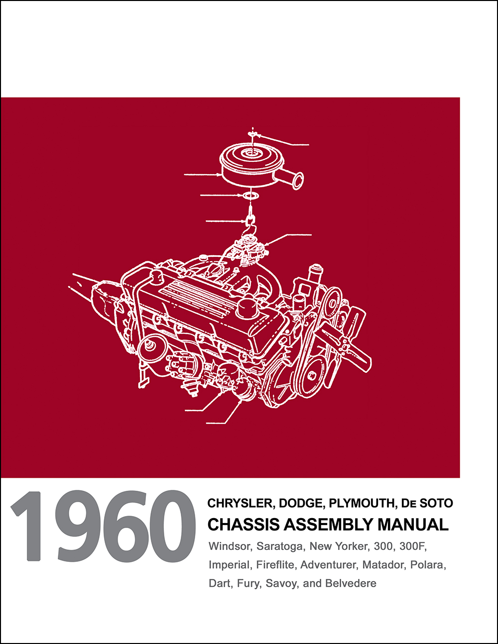1960 Chassis Assembly Manual Reprint Chrysler Dodge Plymouth De Soto