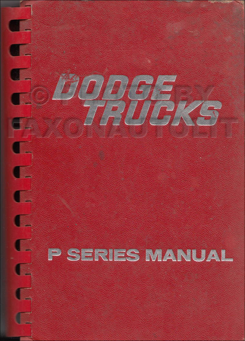 1960 Dodge Truck Data Book Original