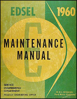 1960 Edsel Original Repair Manual