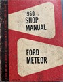1960 Ford & Meteor Canadian Repair Shop Manual Original Galaxie Fairlane Rideau