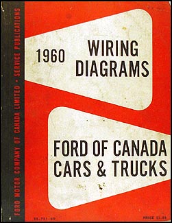 1960 FoMoCo Canadian Wiring Diagram Manual Original