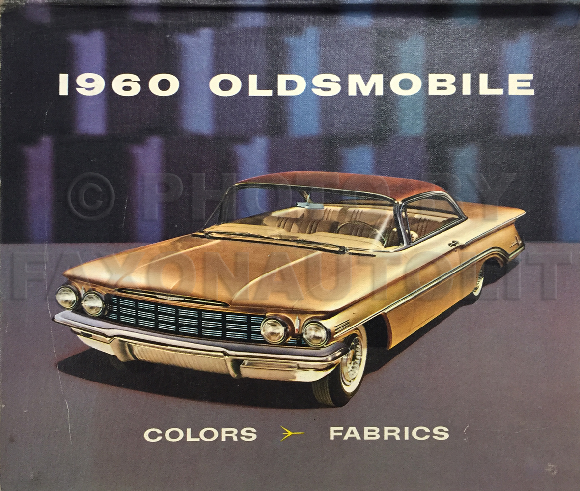1960 Oldsmobile Color & Upholstery Dealer Album Original