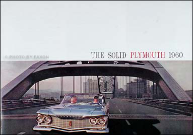 1960 Plymouth Original Sales Catalog Fury, Savoy, Belvedere