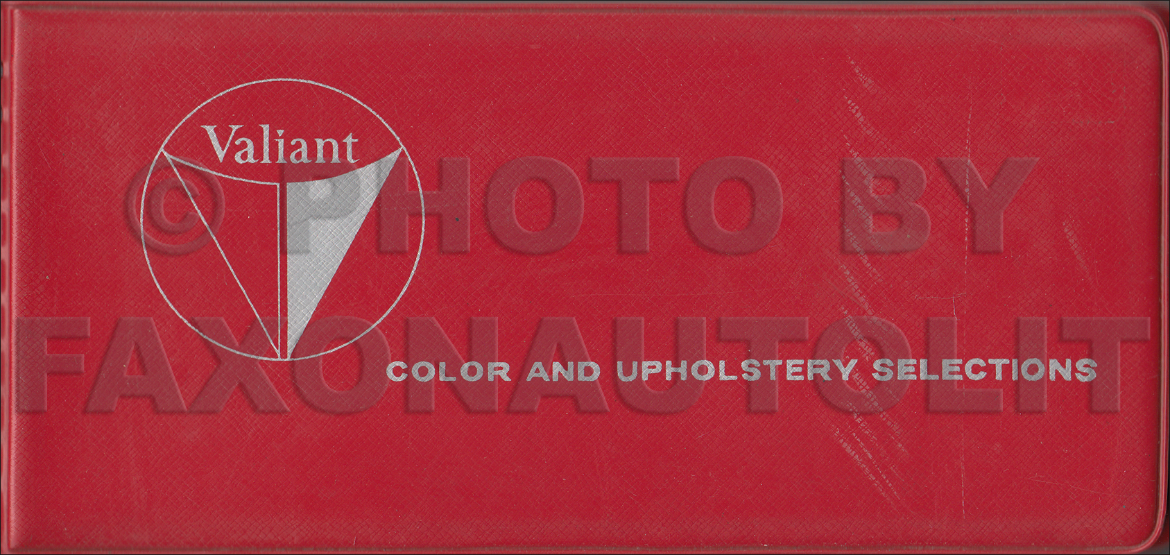 1960 Plymouth Valiant Color & Upholstery Dealer Album Original