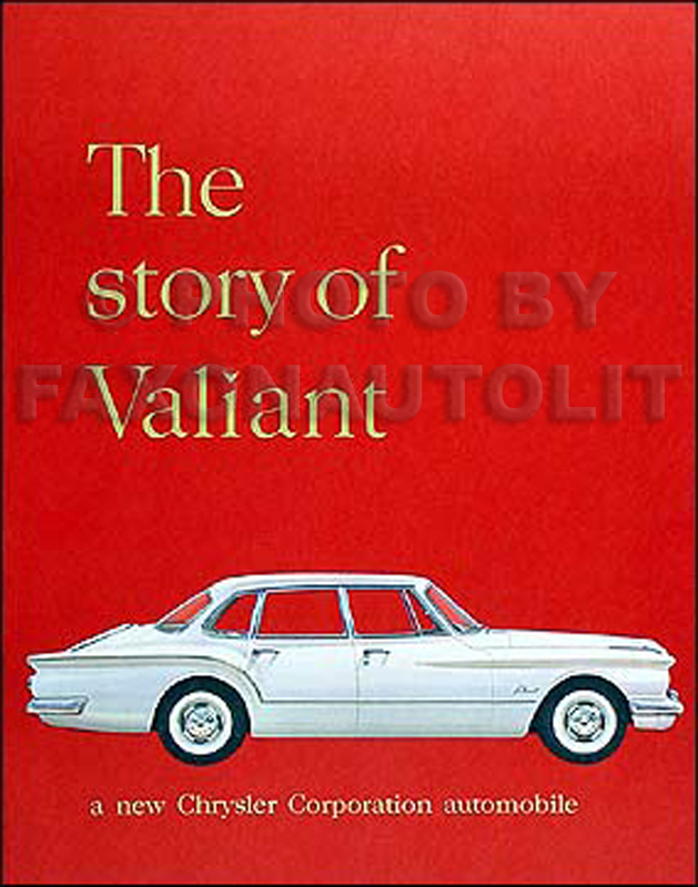 1960 Plymouth Valiant Original Prestige Sales Catalog