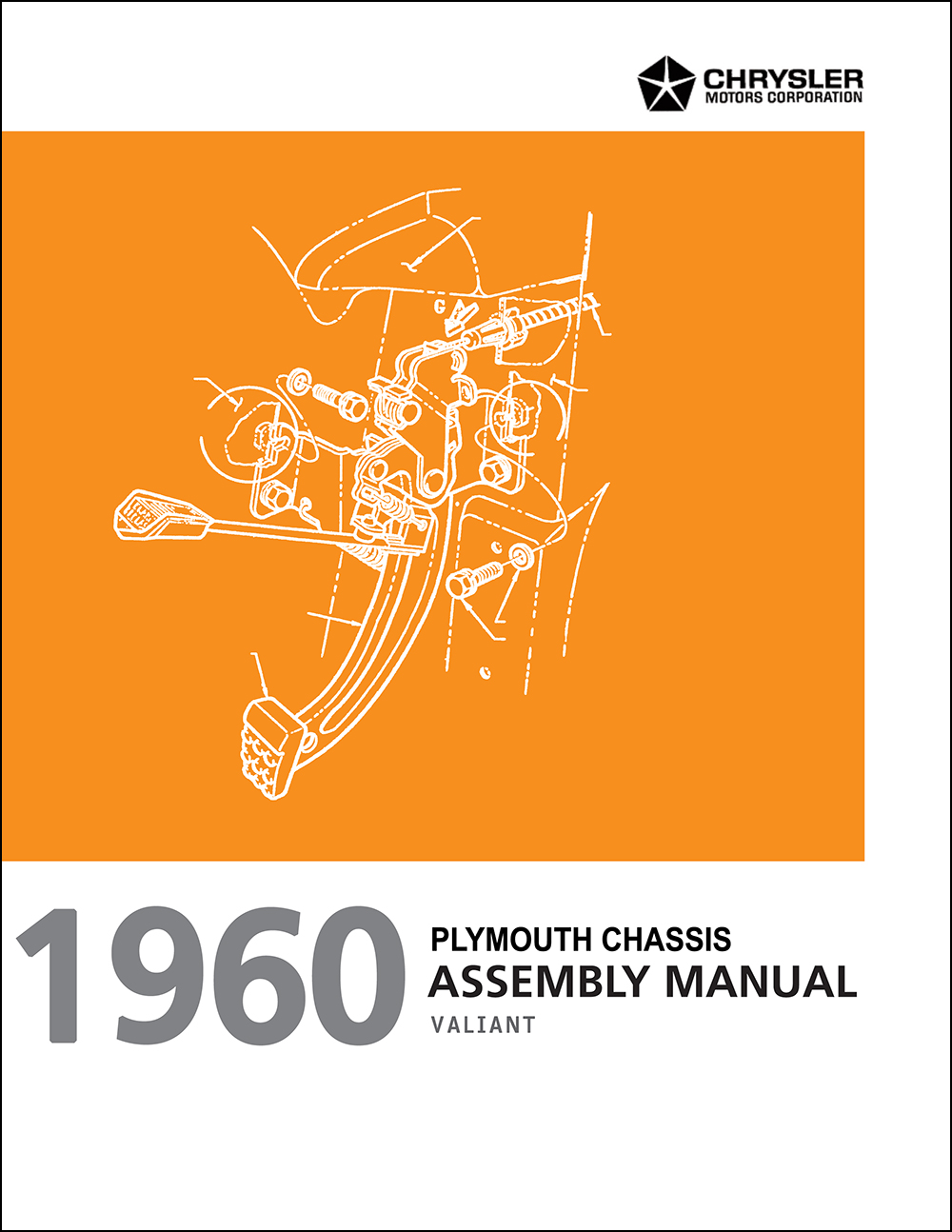 1960 Valiant Chassis Assembly Manual Reprint Plymouth