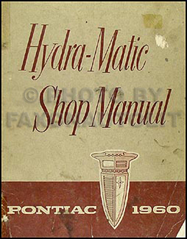 1960 Pontiac Hydra-Matic Transmission Repair Manual Original 