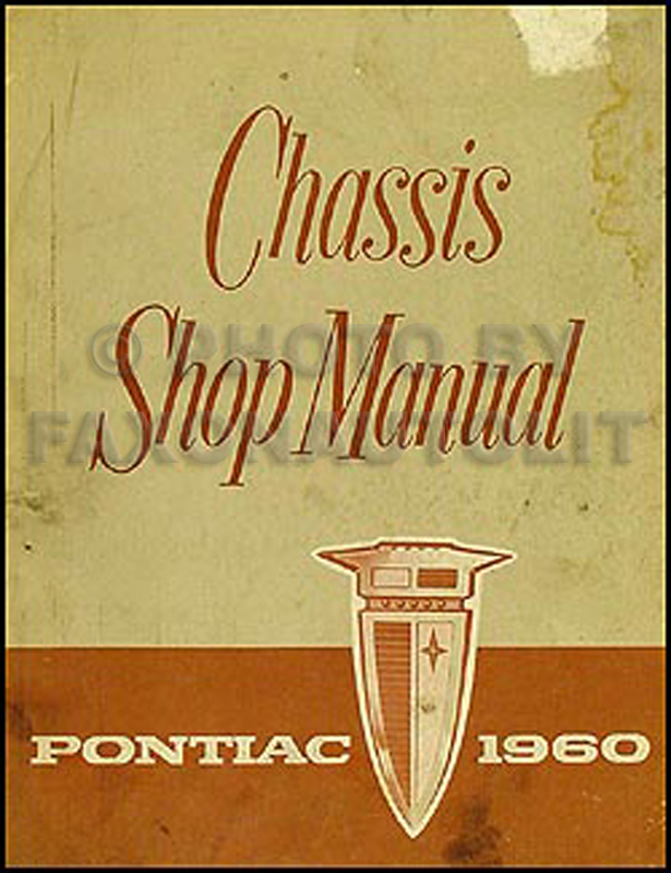 1960 Pontiac Repair Shop Manual Orig. Bonneville Catalina Ventura Star Chief