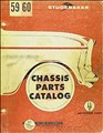 1959-1960 Studebaker Car Mechanical Parts Book Original