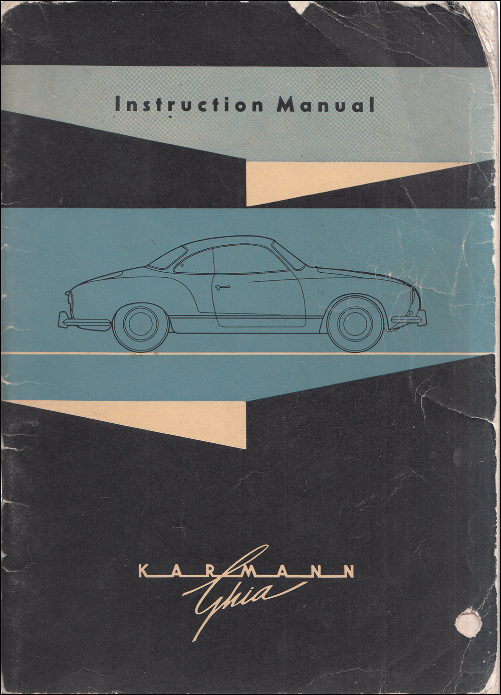 1960 Volkswagen Karmann Ghia Owner's Manual Original