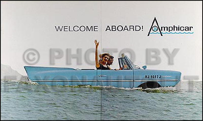 1960s Amphicar Color Sales Brochure Original 