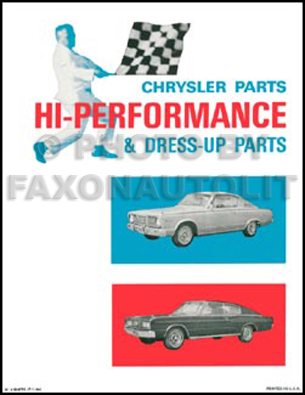 1961-1966 MoPar Hi-Perfomance Parts Book Reprint