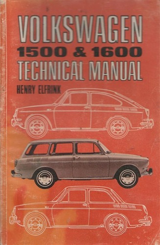Clymer Technical Manual Volkswagen 1500 & 1600 1961-1973